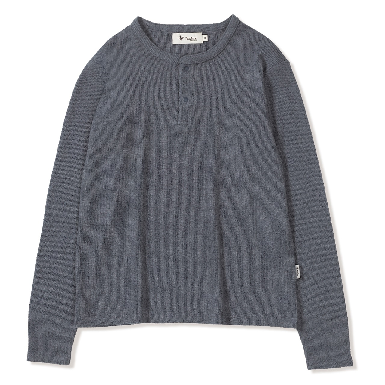 ミニワッフルヘザーヘンリー (Women's)(ネイビー-M)