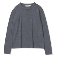 ミニワッフルヘザーヘンリー (Women's)(ネイビー-M)