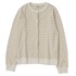 ミニワッフルボーダーカーディ (Women's)(ベージュ-M)