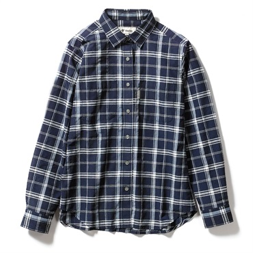 Cシールドプレザントシャツ (Women's)(ネイビー-S)
