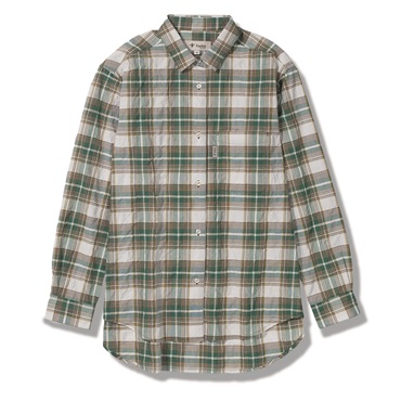 Cシールドサーフェスチェックシャツ (Women's)(アッシュグリーン-S)