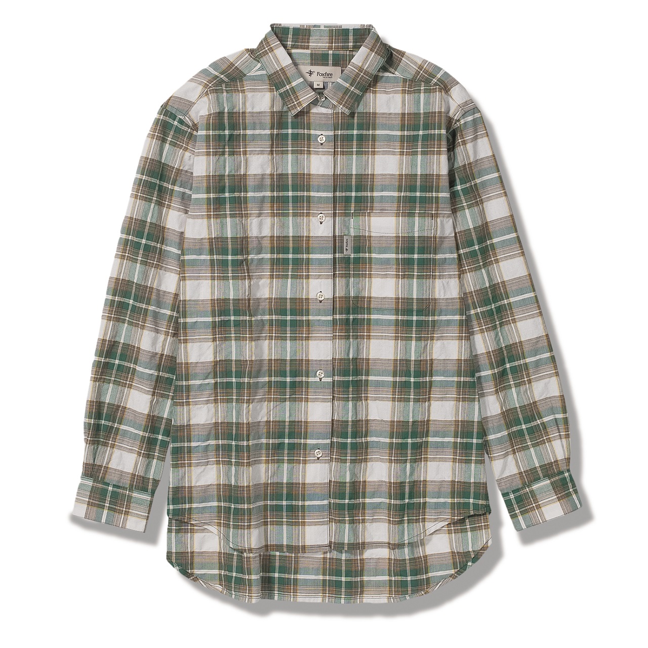 Cシールドサーフェスチェックシャツ (Women's)(アッシュグリーン-S)