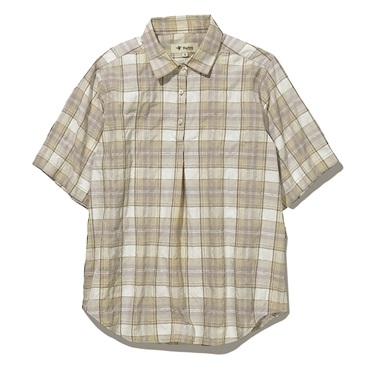 CシールドサーフェスチェックシャツS/S  (Women's)(ラベンダー-S)