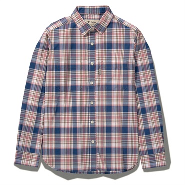 Cシールドチェックシャツ (Women's)(ピンク-S)