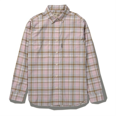 Cシールドチェックシャツ (Women's)(ペールピンク-S)