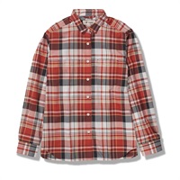 Cシールドフレッシュチェックシャツ (Women's)(レッド-S)