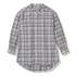 TSリネンチェックチュニック (Women's)(ライトグレー-S)