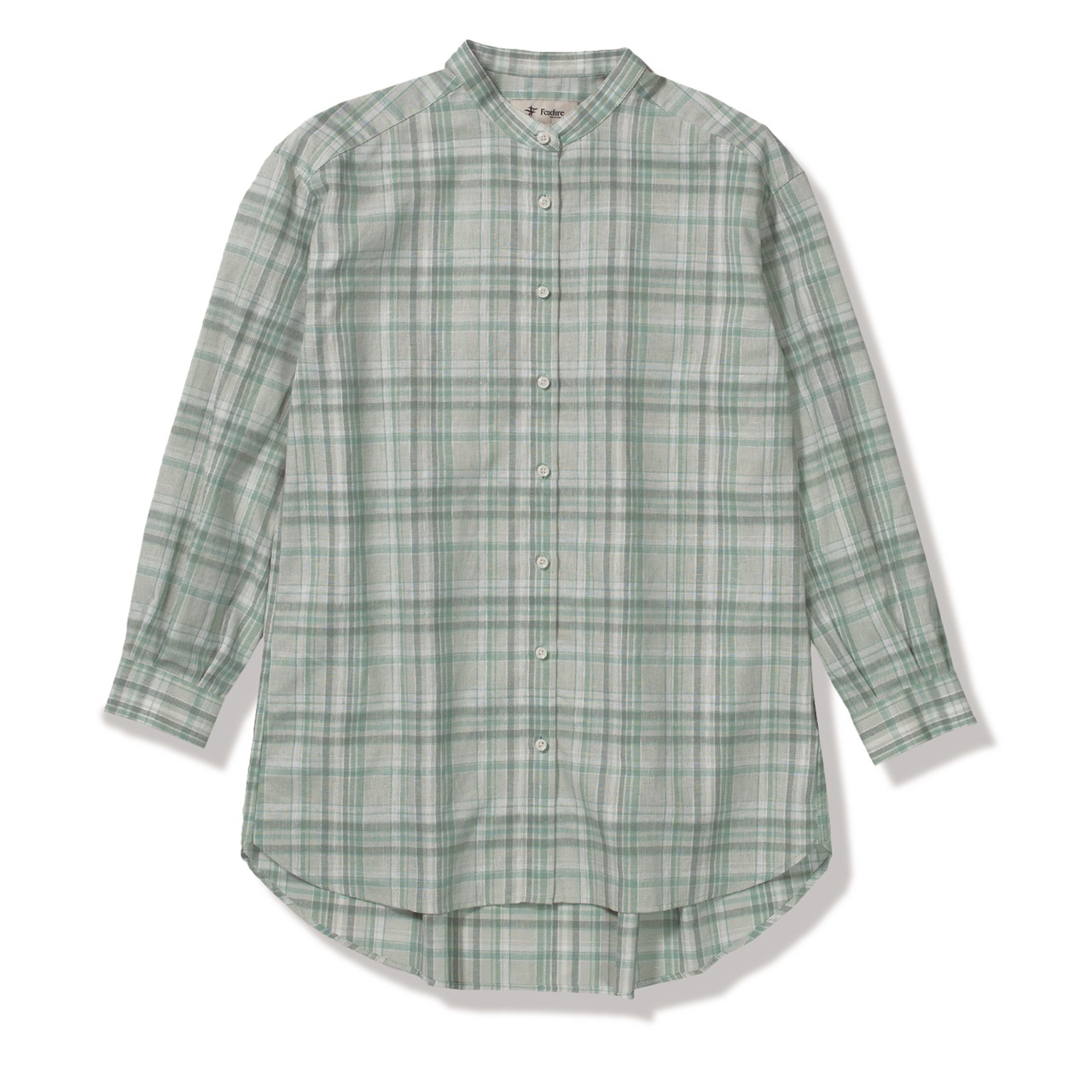 TSリネンチェックチュニック (Women's)(ミストミント-S)
