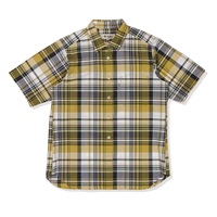 CシールドフレッシュチェックシャツS/S (Women’s)(イエロー-S)