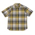 CシールドフレッシュチェックシャツS/S (Women’s)(イエロー-S)