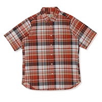 CシールドフレッシュチェックシャツS/S (Women’s)(レッド-S)