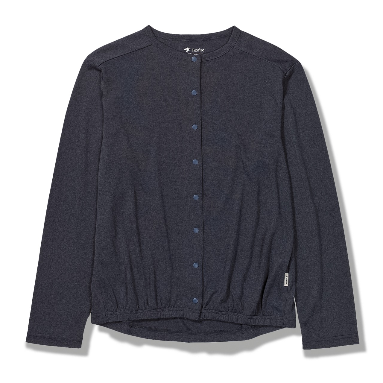 SCメランジスナップカーディ (Women's)(ネイビー-S)