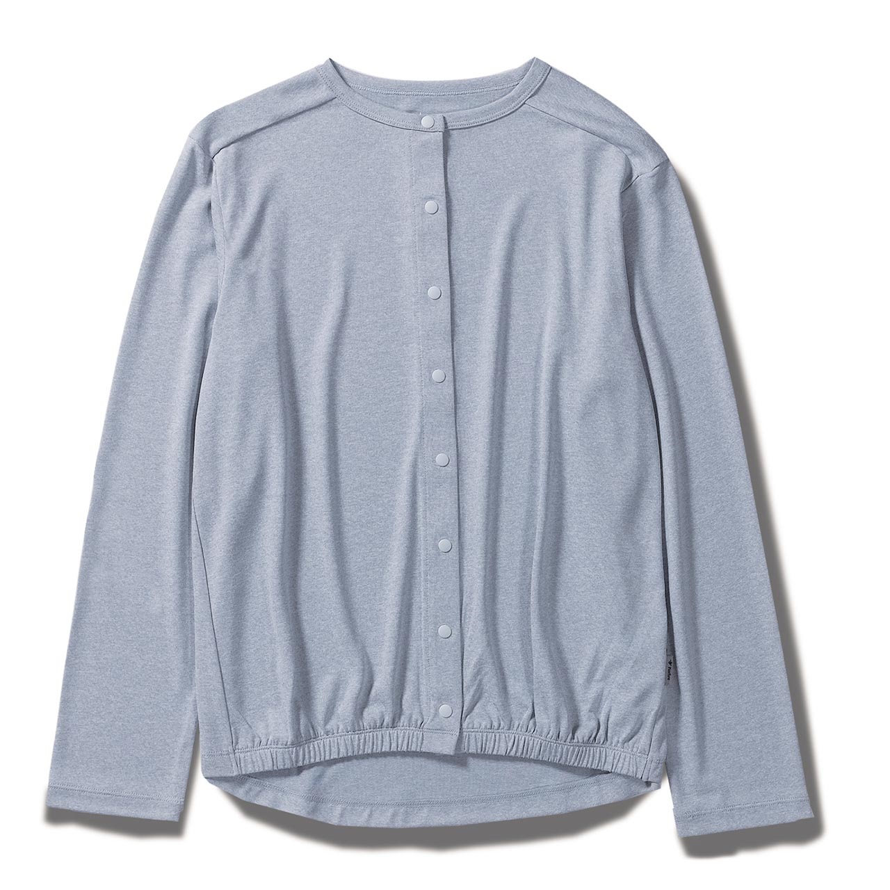 SCメランジスナップカーディ (Women's)(ライトブルー-S)