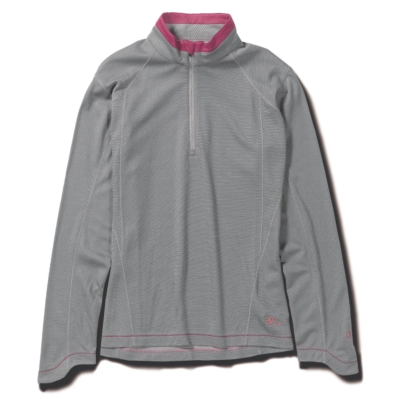 TSウールハーフジップ(Women's)(グレー-S)
