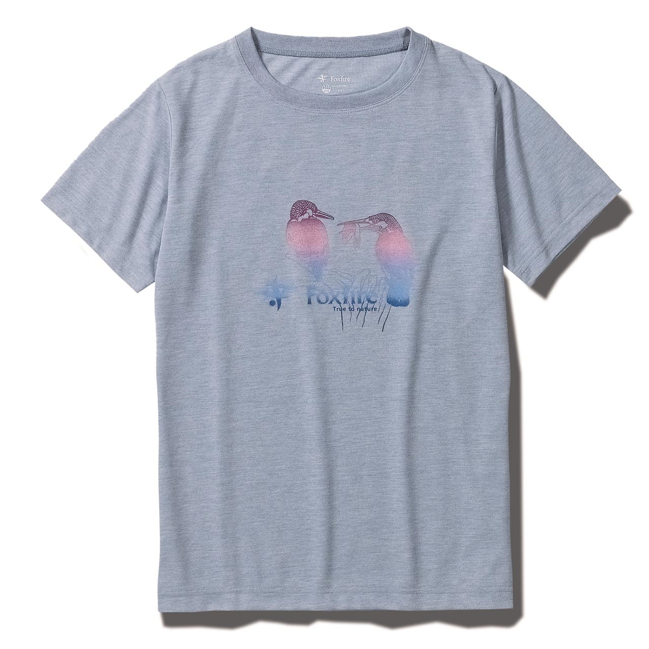 CシールドカワセミティーS/S(Women's)(フェードブルー-S)