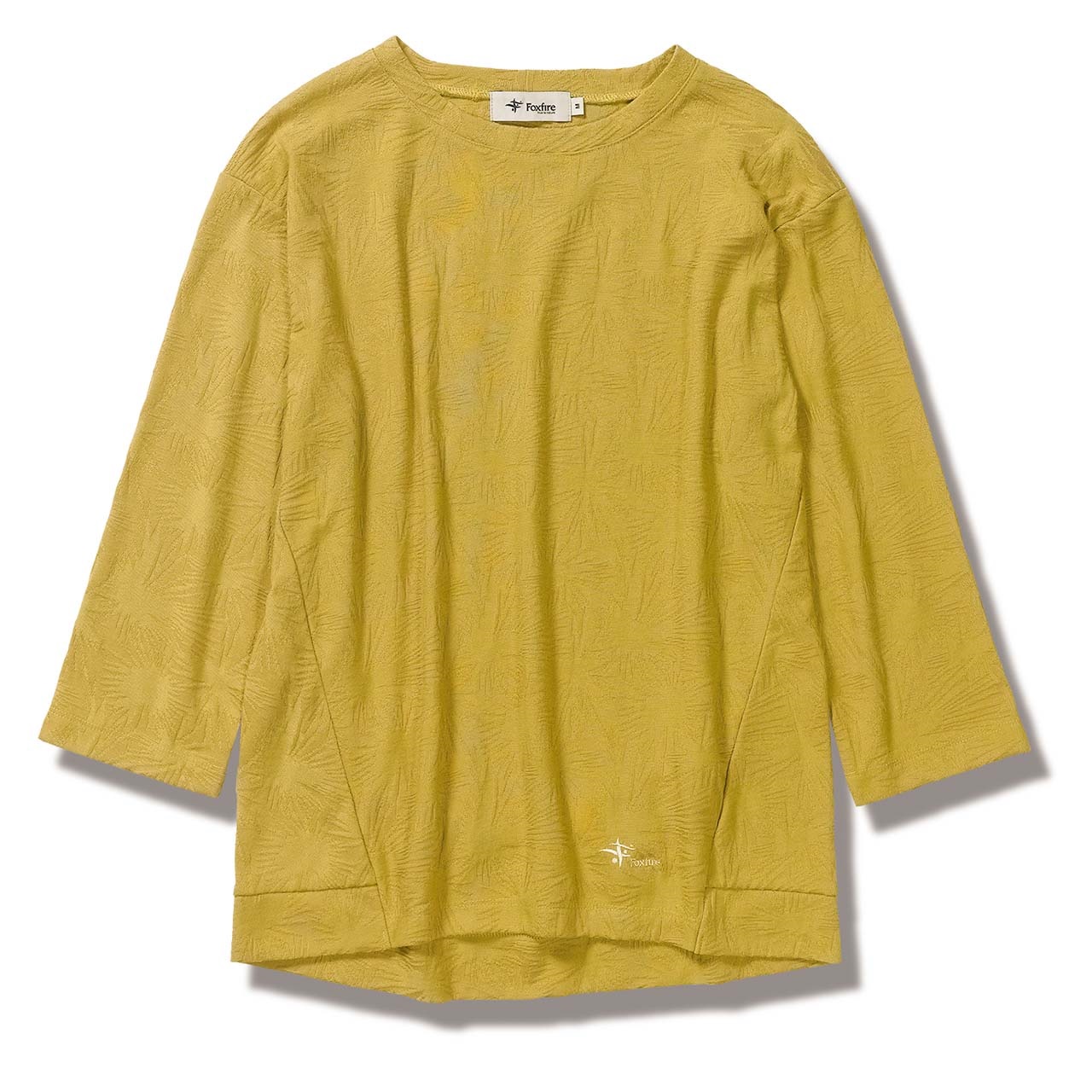 TSリーフジャカードクルー7/S(Women's)(ゴールドイエロー-S)