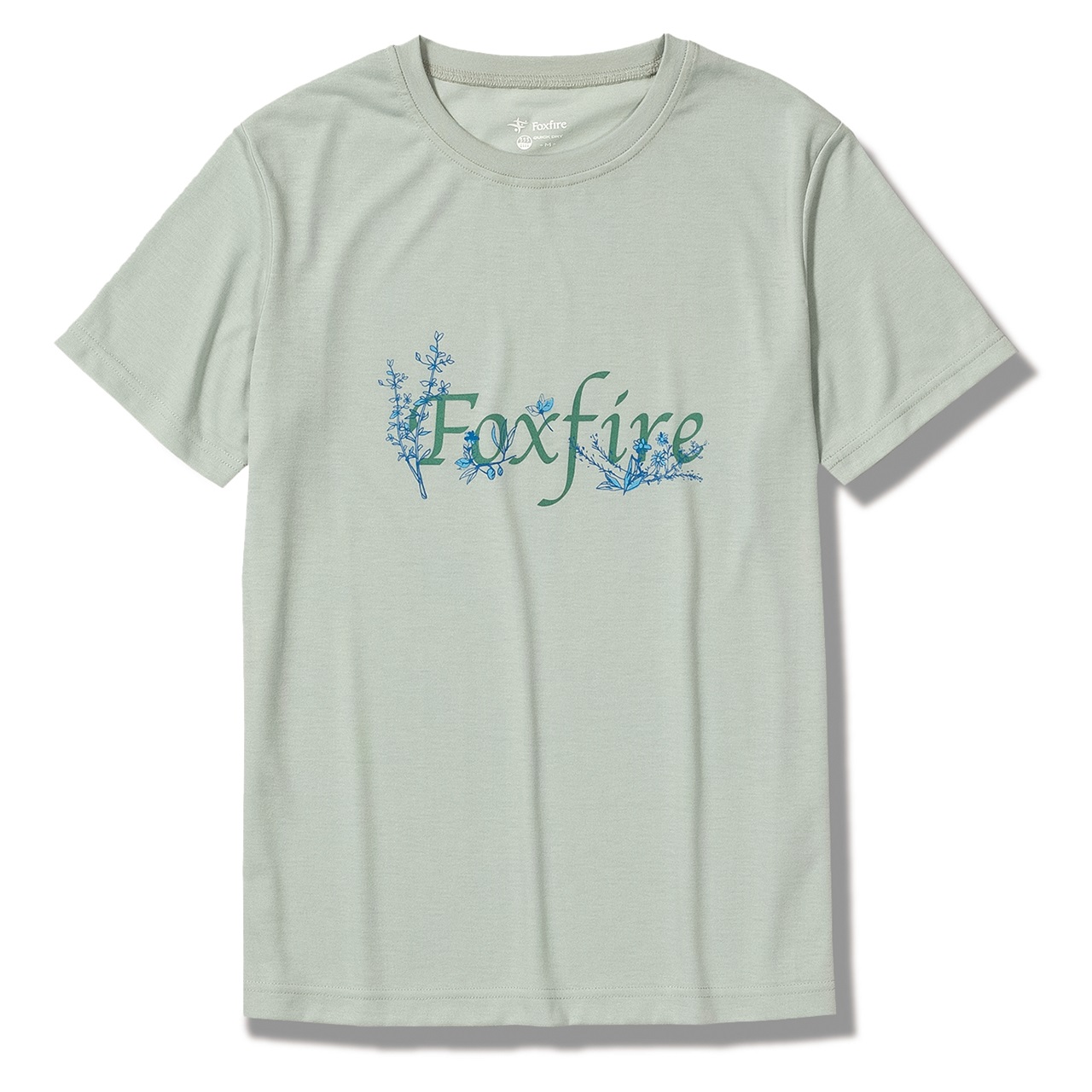 TSフラワーロゴティーS/S (Women's)(ミストミント-S)