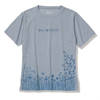 CシールドフィールドフラワーティーS/S (Women's)(フェードブルー-S)