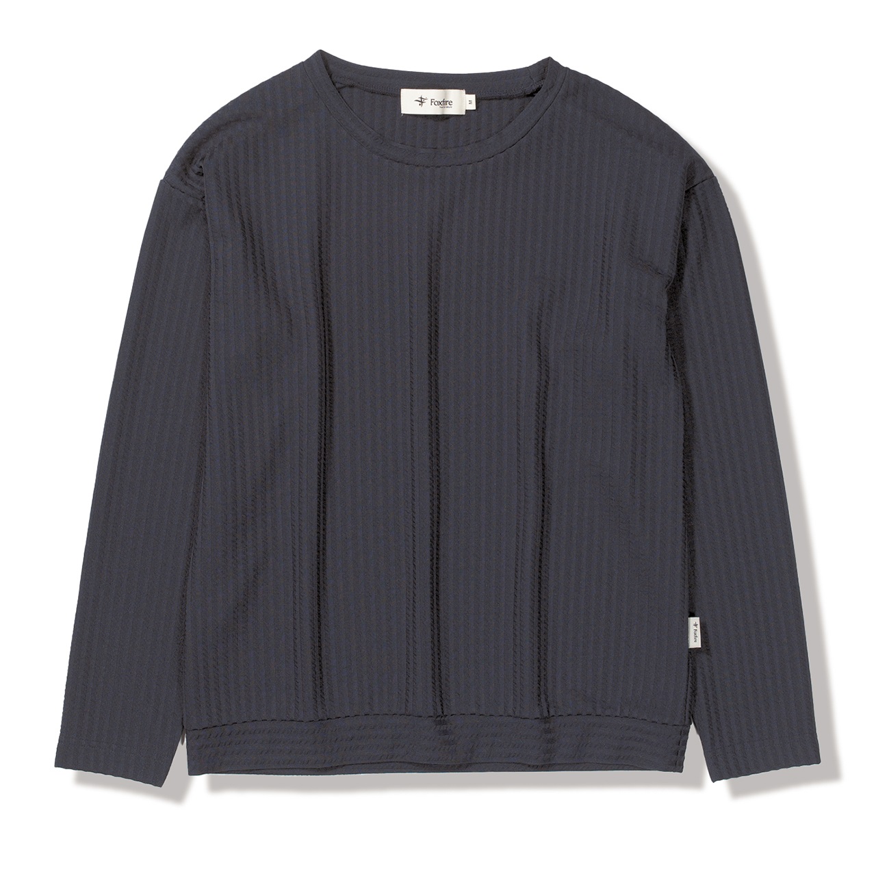 TSワッフルリブルーズクルー (Women's)(ネイビー-S)