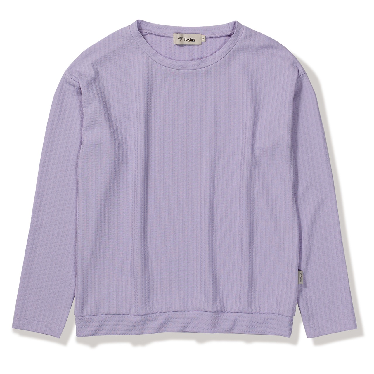 TSワッフルリブルーズクルー (Women's)(ラベンダー-S)