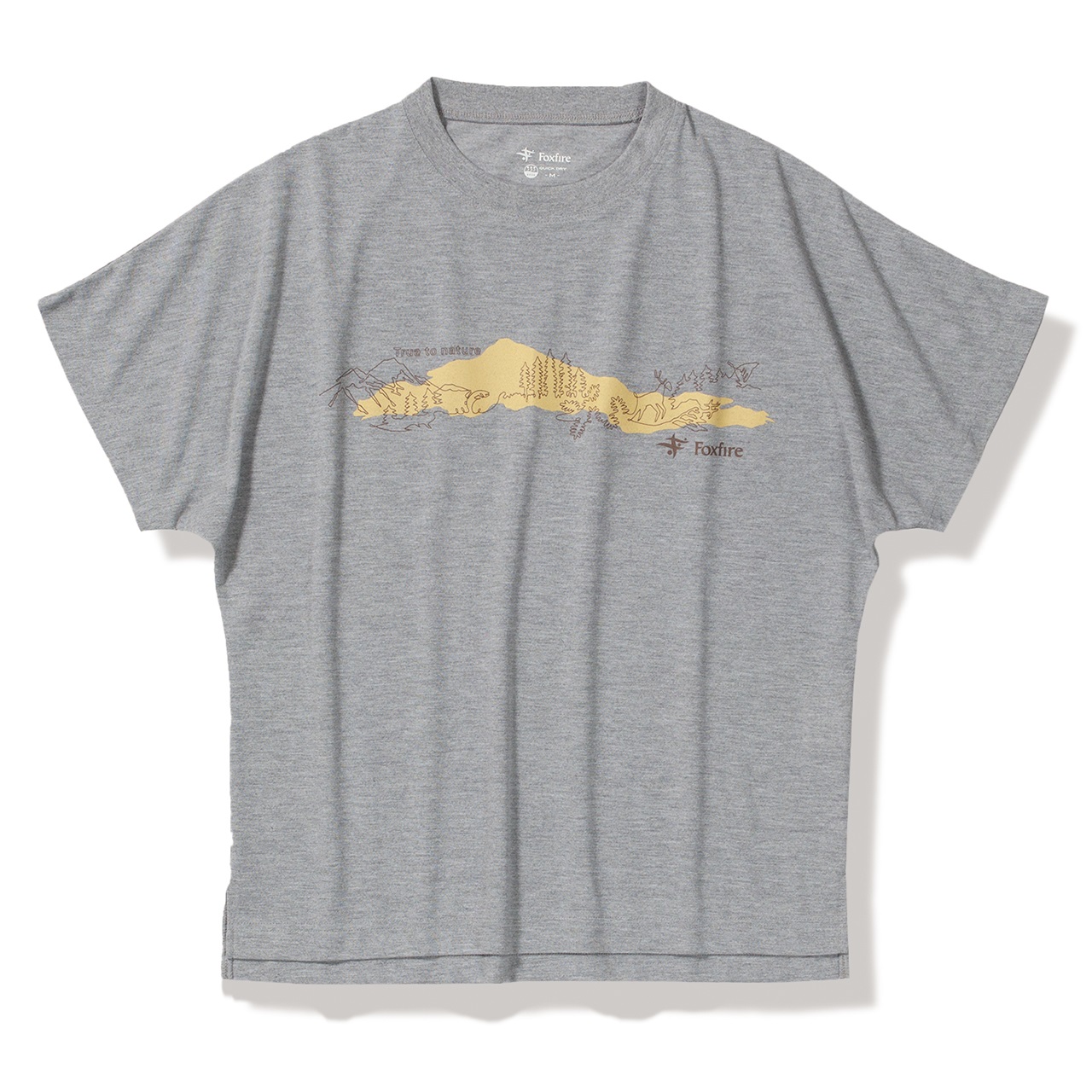 CシールドエンドレスライズティーS/S (Women's)(グレー-S)