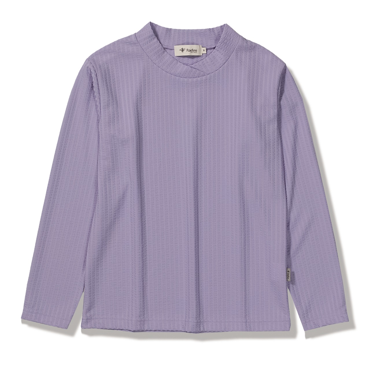 TSワッフルリブクロスネック (Women's)(ラベンダー-S)