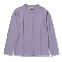 TSワッフルリブクロスネック (Women's)(ラベンダー-S)