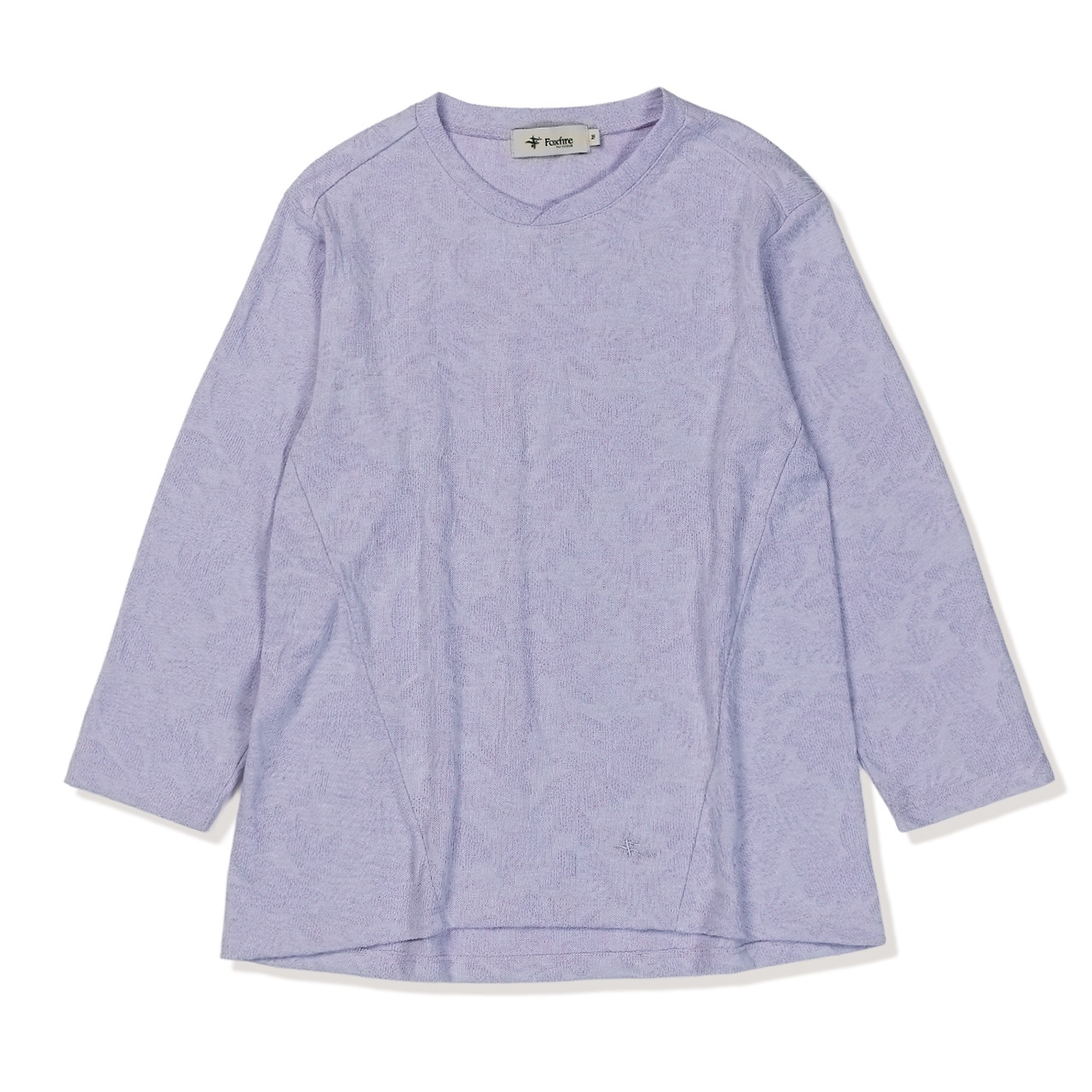 TSアイランドフラワージャカードクルー7/S (Women’s)(ラベンダー-S)