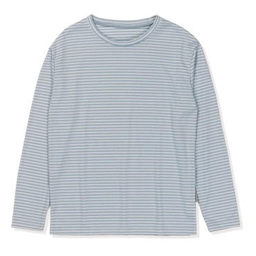 TSスムースボーダークルー (Women’s)(ライトブルー-S)