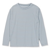 TSスムースボーダークルー (Women’s)(ライトブルー-S)