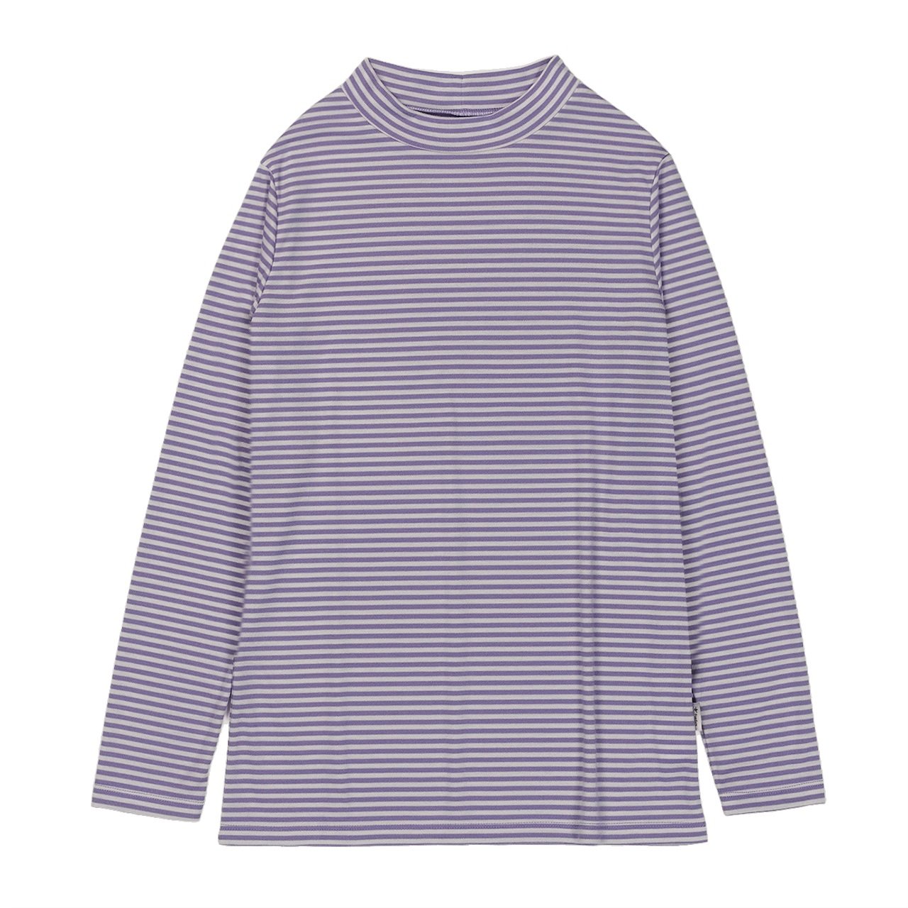 TSスムースボーダーモックネック (Women’s)(パープル-S)