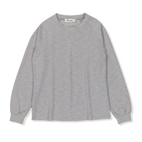 スラブリブラグランクルー (Women’s)(グレー-S)