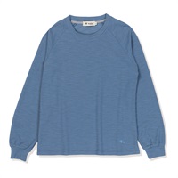 スラブリブラグランクルー (Women’s)(ライトブルー-S)