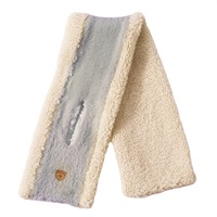 モールヤーンニットループマフラー(Women's)(ブルーグレー-ﾌﾘｰ)