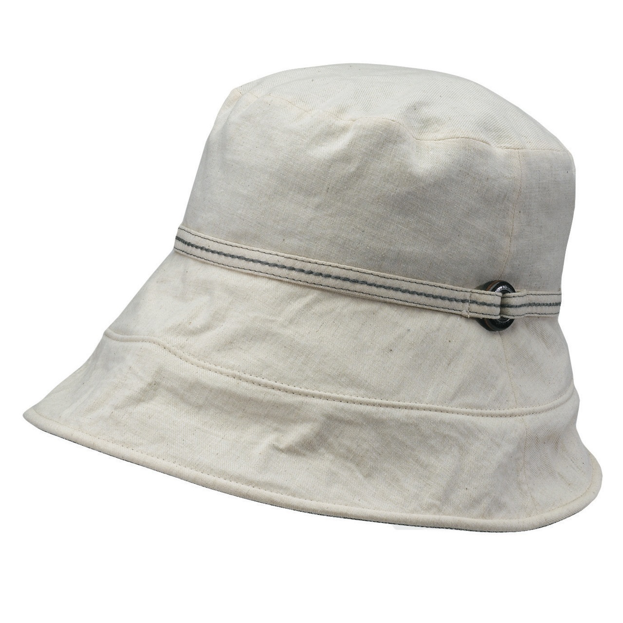 ディープブリムリネンハット (Women's)(ナチュラル-M)