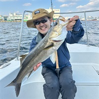 ソルトウォーター・フライボートシーバス体験スクール第１便（05:00～09:30）2026年10月24日