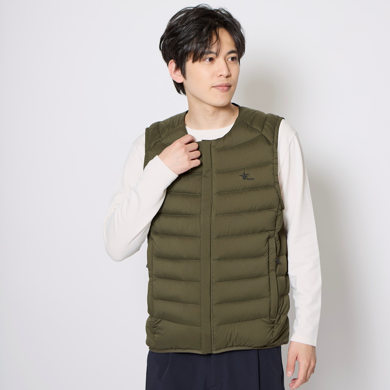 フォックスファイヤーALLIEDダウン採用【800FP】 ダウンベスト　Lサイズ フォックスファイヤーALLIEDダウン採用【800FP】 ダウンベスト L