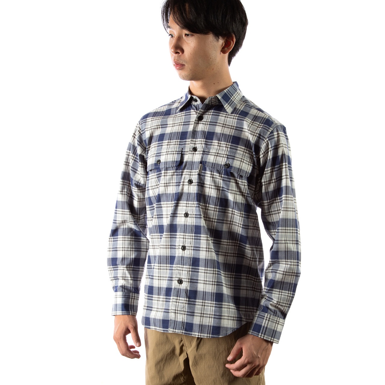 AMBERGLEAM チェックシャツ トップス