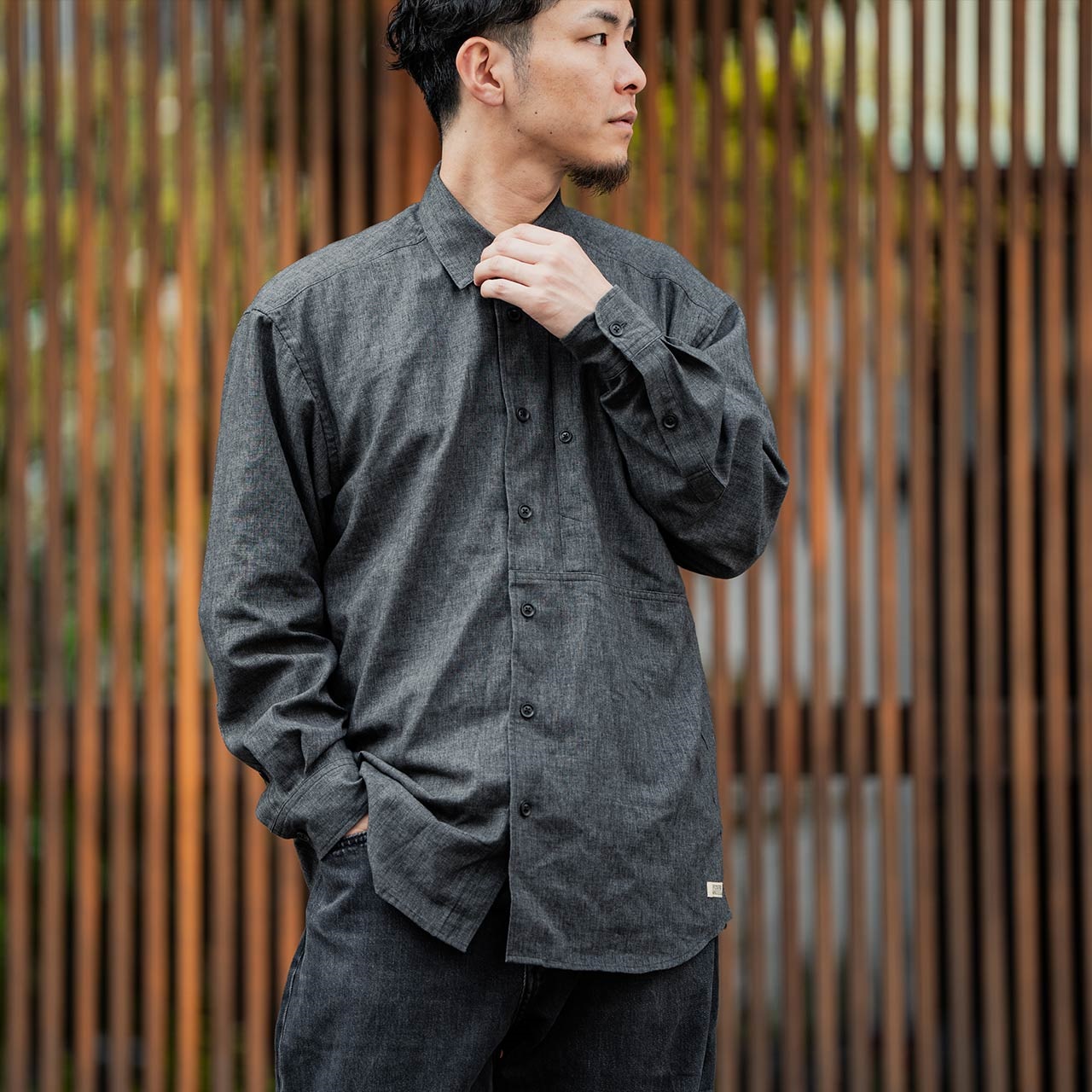 クールマックスシャンブレーシャツ (Men's) | Foxfire ブランド公式