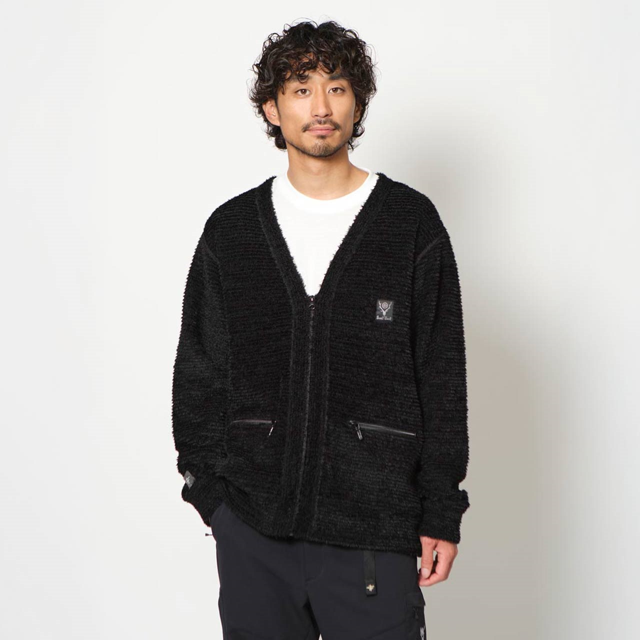 South2 West8 × Foxfire オクタヘリックスニットカーディ | Foxfire