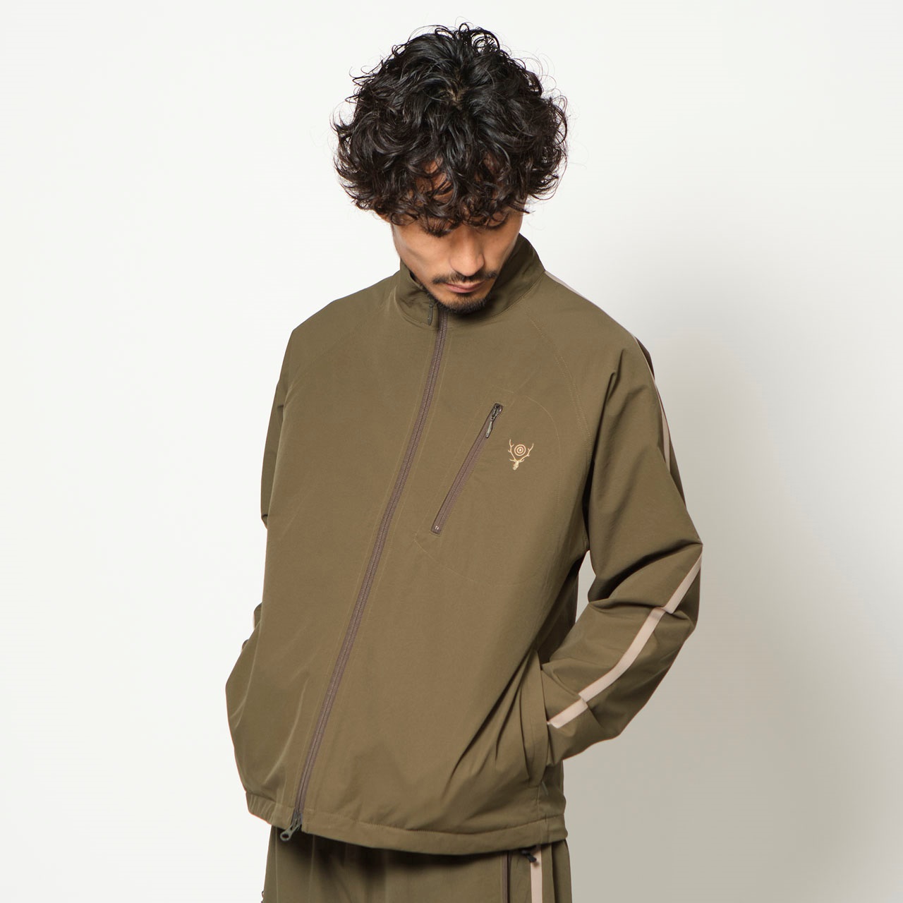 South2 West8 × Foxfire SL Zipped Trail Shirt SCORON | Foxfire
