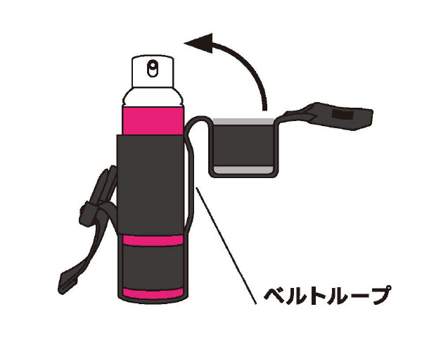 ホルダーに収納
