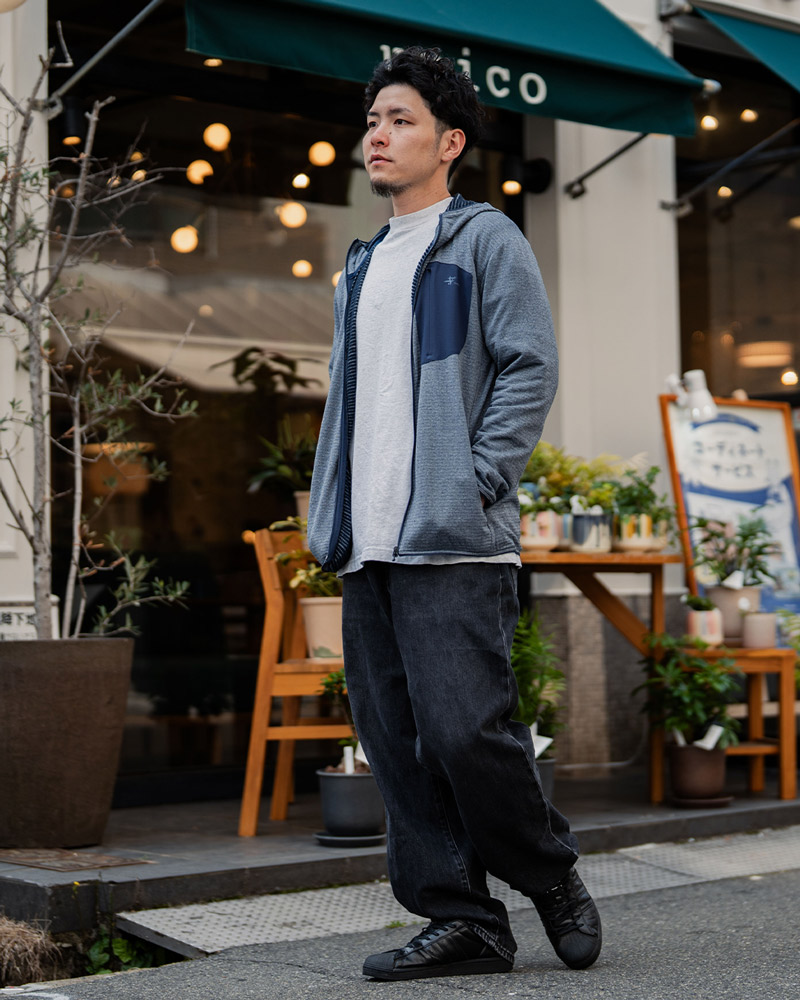 グリッドウール着用イメージ