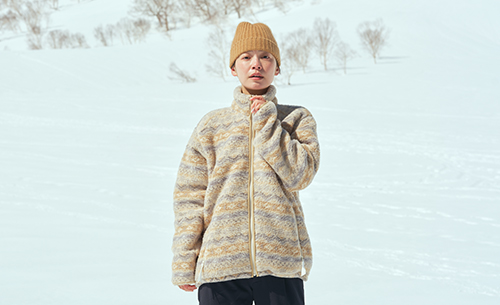 Keep the loopフリースジャケット