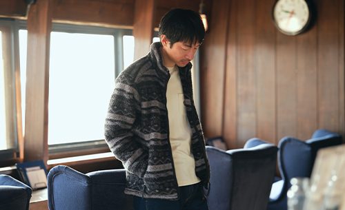 Keep the loopフリースジャケット