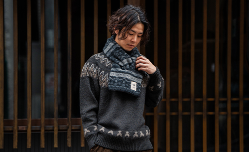 Keep the loopフリースマフラー