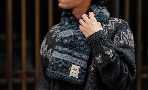 Keep the loopフリースマフラー