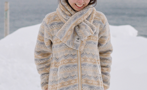 Keep the loopフリースマフラー