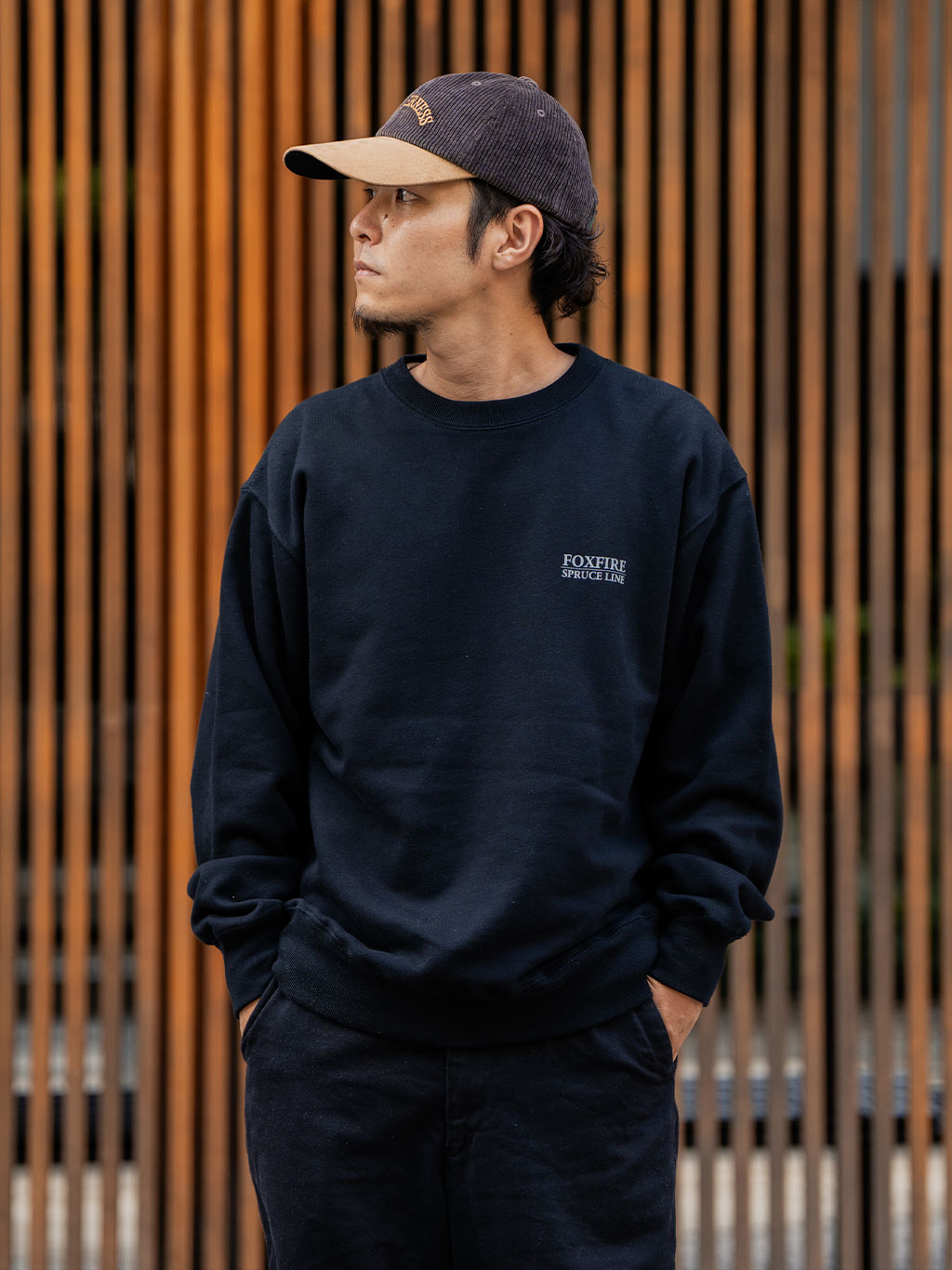 FFヘリテージフォトプリントスエット着用