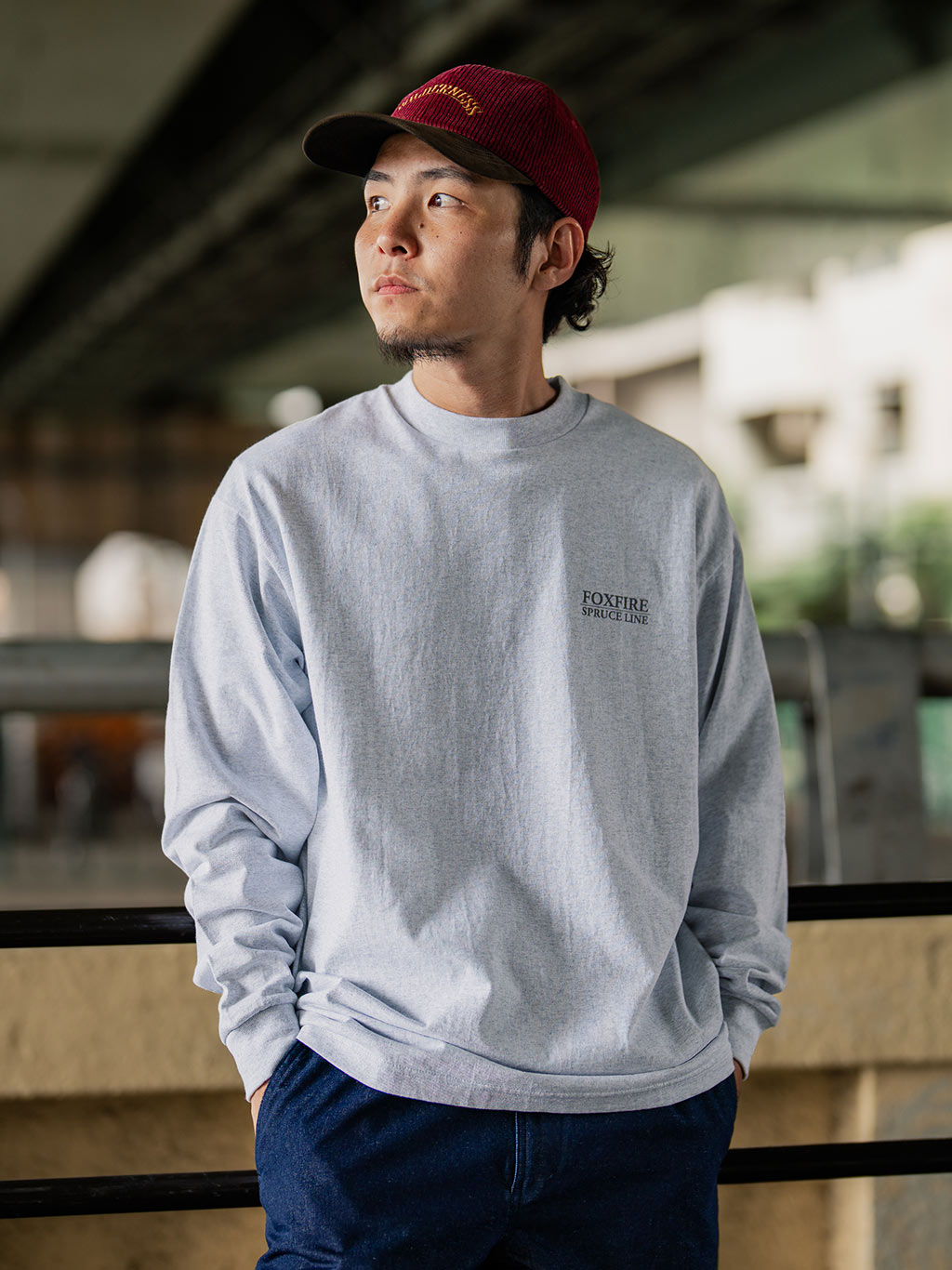 FFヘリテージフォトプリントスエット着用